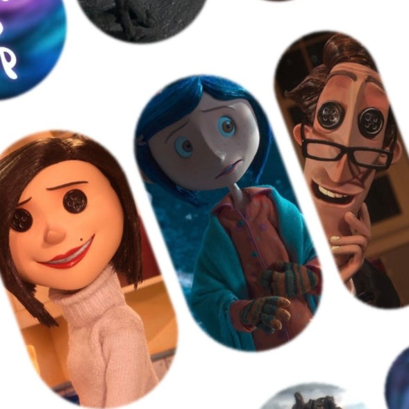 Coraline Nail Decals